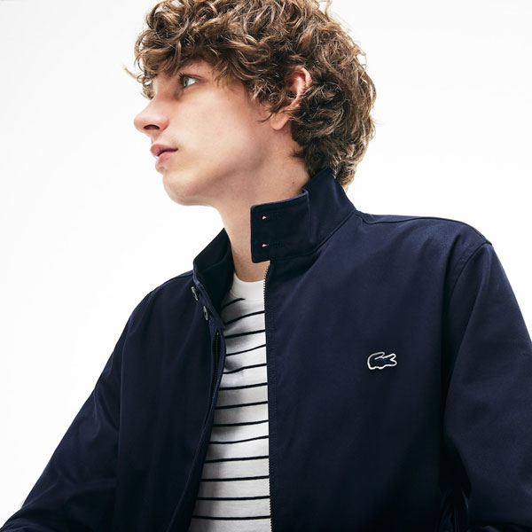 lacoste twill jacket