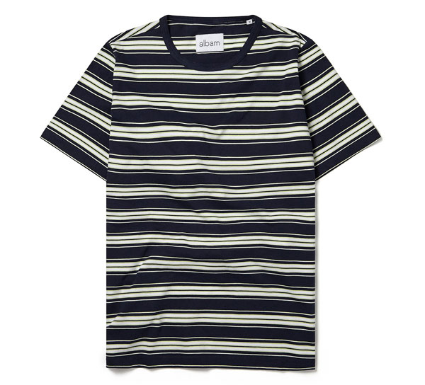 Albam vintage stripe t-shirts