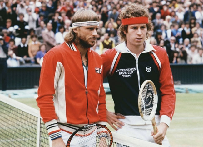 Dress like Bjorn Borg with Fila Track Top - His Knibs