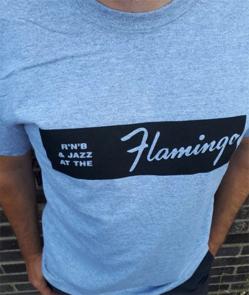 Limited edition Flamingo Club t-shirt by Gama Clothing