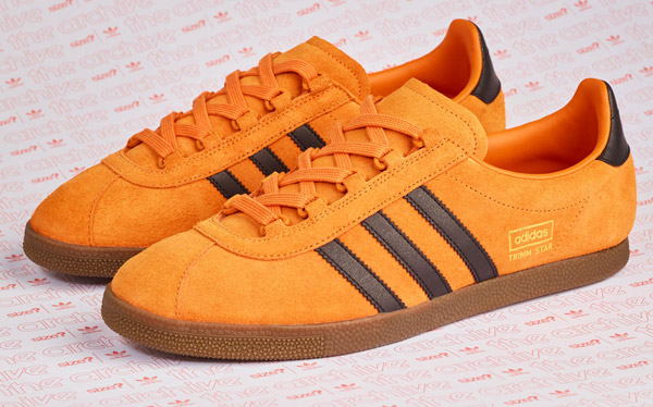 Size? debuts Adidas Trimm Star trainers in a pumpkin finish