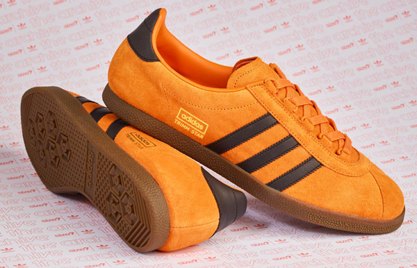 Size? debuts Adidas Trimm Star trainers in a pumpkin finish