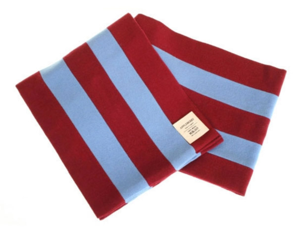 Appleberry college-style football scarves