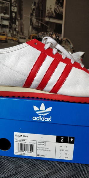 Ebay spotting: Adidas Italia 1960 trainers in white and red