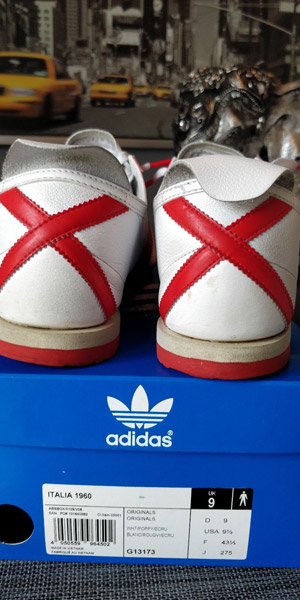 Ebay spotting: Adidas Italia 1960 trainers in white and red