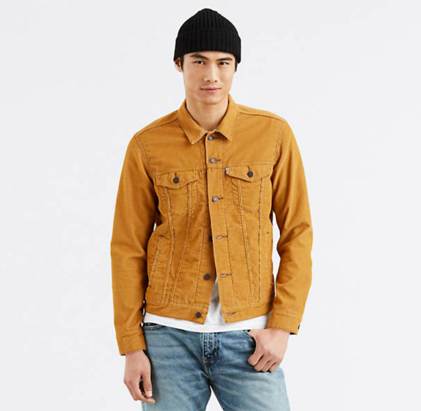 Levi’s classic trucker jacket in light brown cord