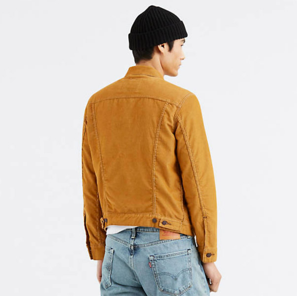 levi cord trucker jacket