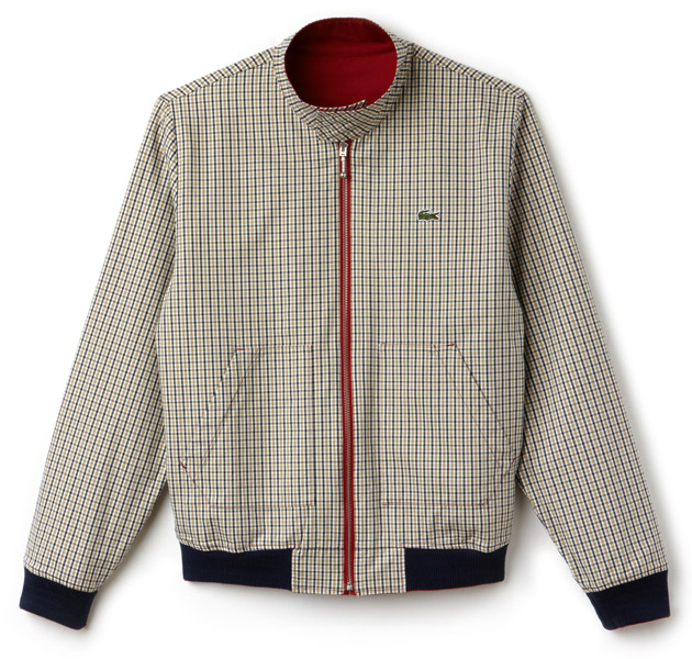 lacoste men's reversible jacket