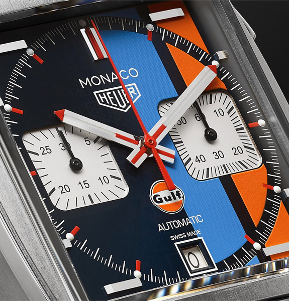 Steve McQueen style: Tag Heuer Monaco Gulf Edition watch