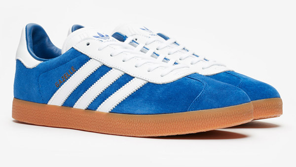 Adidas Gazelle trainers go back to basics in blue and red