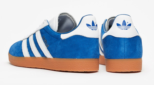 Adidas Gazelle trainers go back to basics in blue and red