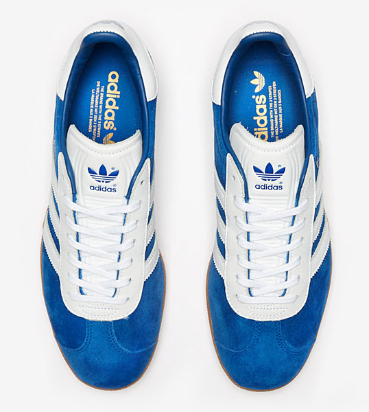 Adidas Gazelle trainers go back to basics in blue and red