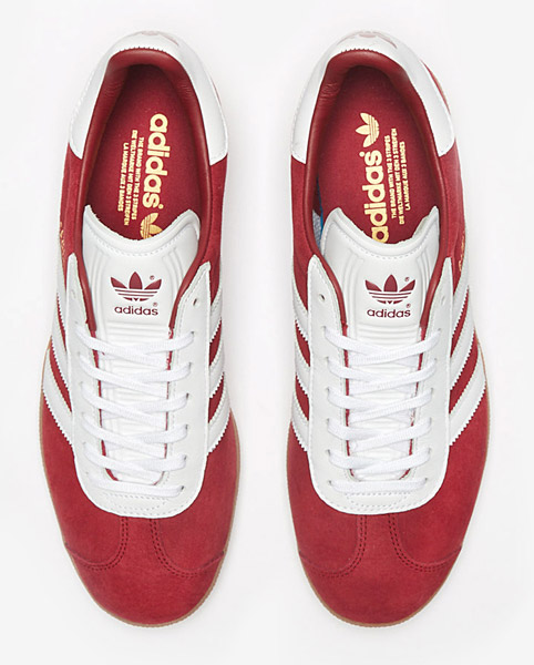 Adidas Gazelle trainers go back to basics in blue and red