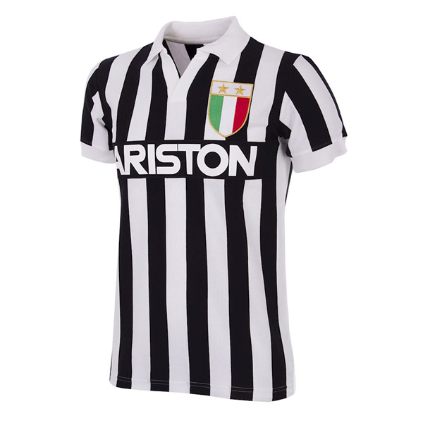 Juventus Retro Collection of football shirts and tops by COPA