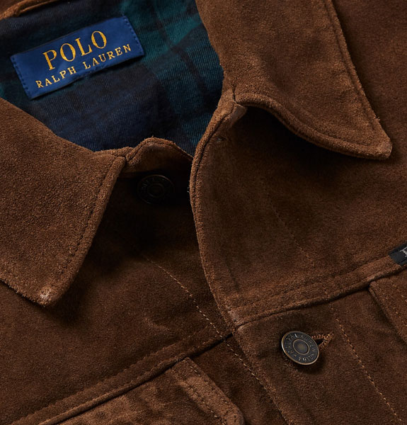 Polo Ralph Lauren Suede Trucker Jacket