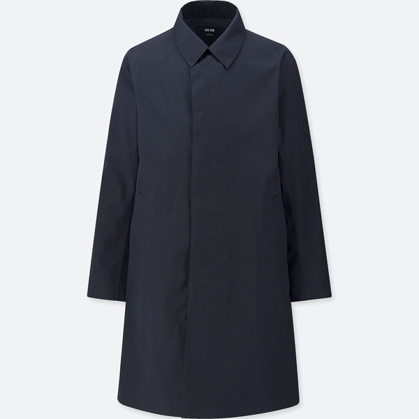 Blocktech classic raincoat at Uniqlo