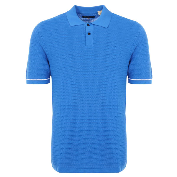 Levi’s vintage-style crochet stitch polo shirt