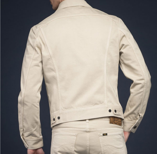 Lee 101 Rider Jacket in Alabaster Stone