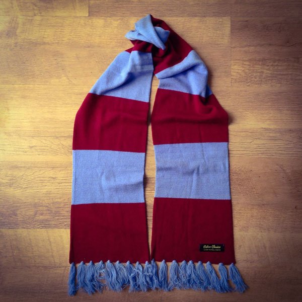 Retro Clasico merino wool football scarves