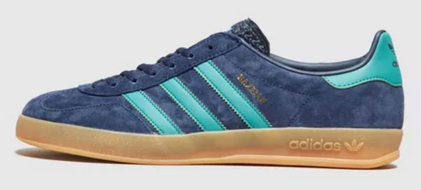 Adidas Gazelle Indoor trainers reissue in blue