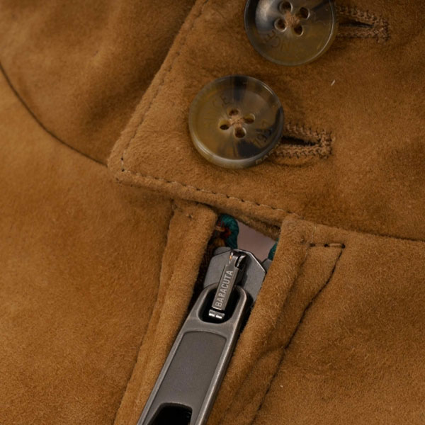 Baracuta G9 suede harrington jacket