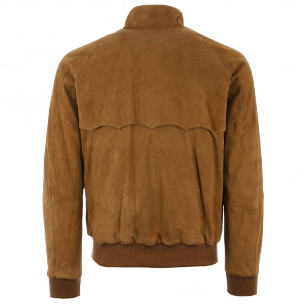 Baracuta G9 suede harrington jacket