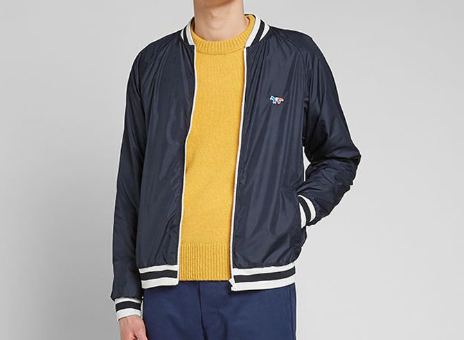 Maison Kitsune Tricolour Fox Windbreaker returns