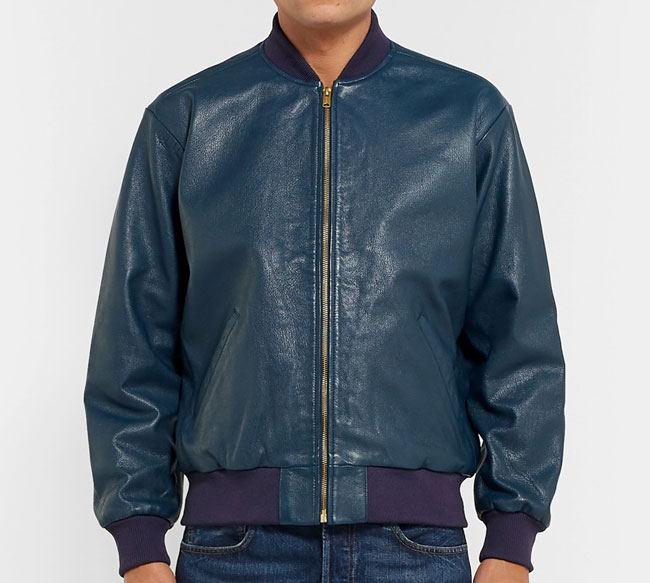 1950s-style leather bomber jacket by Levi’s Vintage Clothing