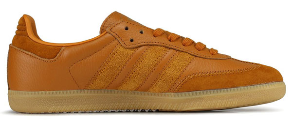 Adidas Samba OG trainers in brown leather