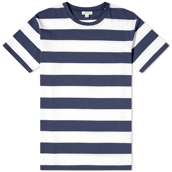 Sunspel organic vintage stripe t-shirts