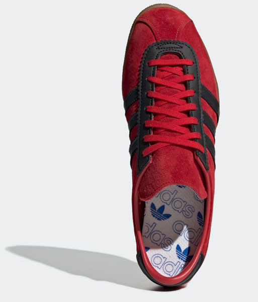 red adidas london trainers