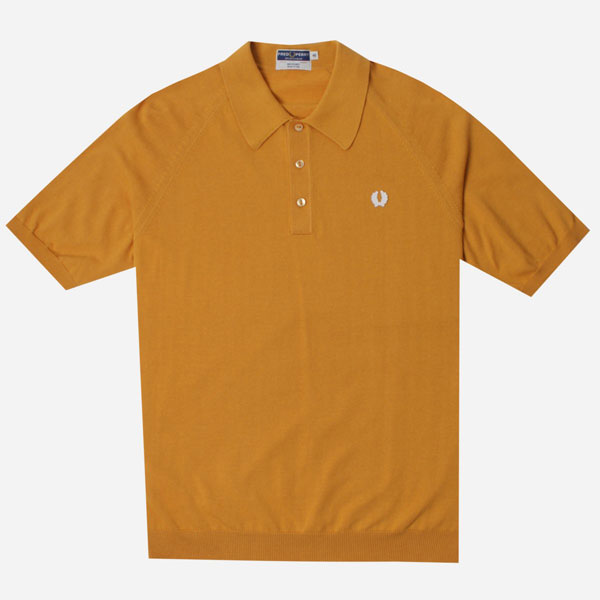 Fred perry knitted clearance polo shirt sale