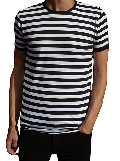 Fuzzdandy vintage-style striped t-shirts