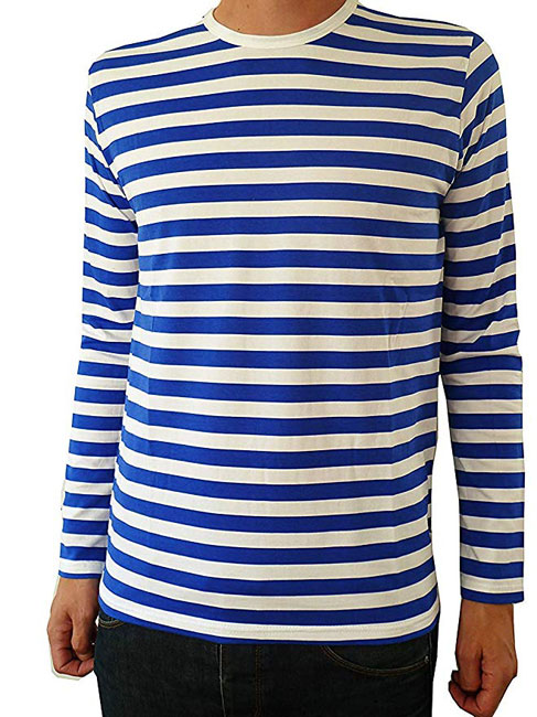 Fuzzdandy vintage-style striped t-shirts