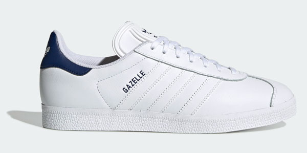 Bacteriën snorkel knoop Adidas Gazelle trainers in white leather - His Knibs