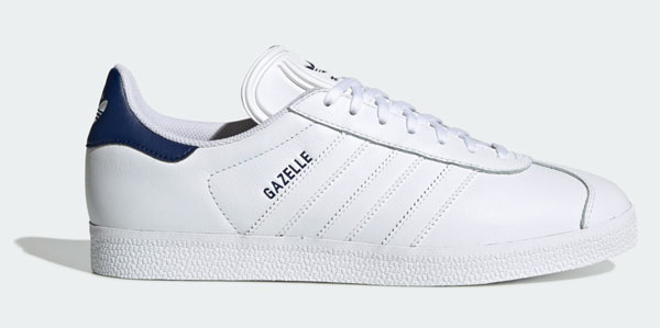 Adidas Gazelle trainers in white leather