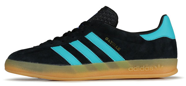 New suede reissues of the Adidas Gazelle Indoor trainers