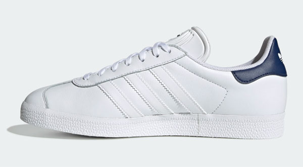 Adidas Gazelle trainers in white leather