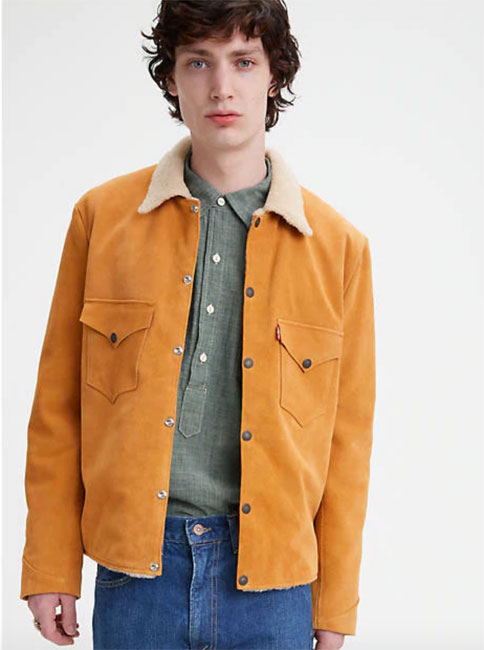 Levi's Vintage suede sherpa jacket