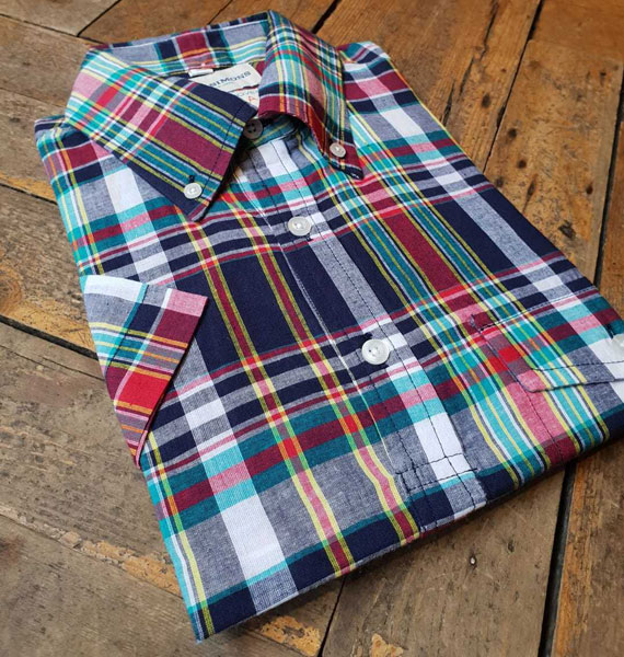 Madras shirts clearance at John Simons