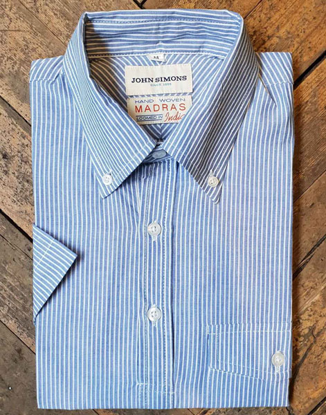 Madras shirts clearance at John Simons