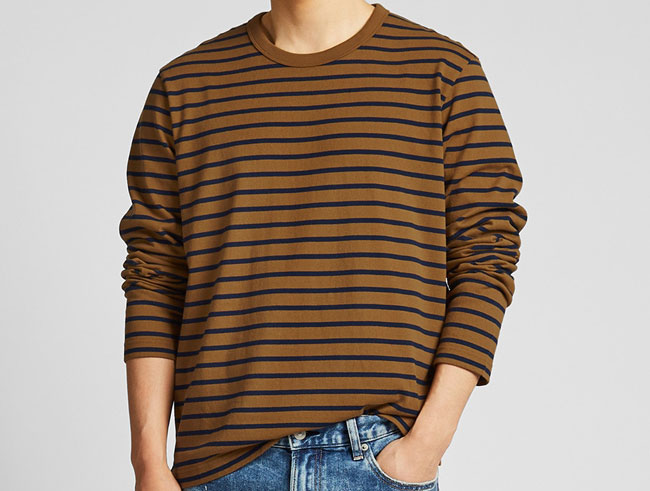 Budget Breton-style tops at Uniqlo