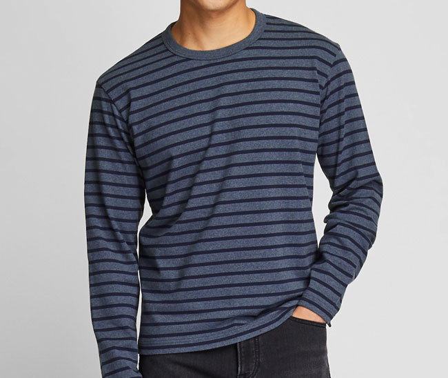 Budget Breton-style tops at Uniqlo