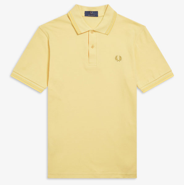 Fred Perry M12 polo shirts in 1985 colours