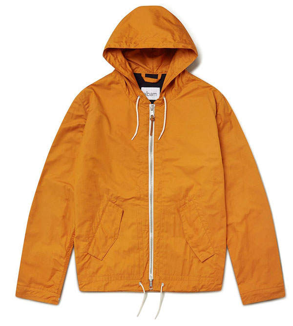 Classic rainwear: Johnston anorak by Albam