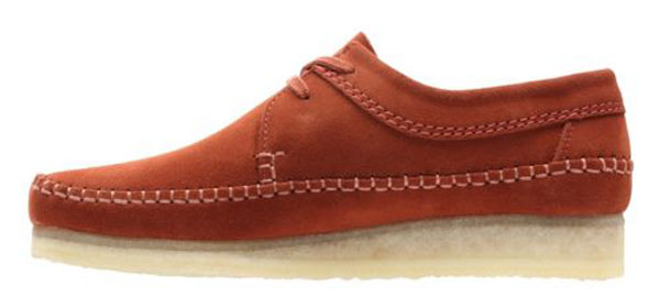 Bargain spotting: Clarks Weaver shoes in brick suede