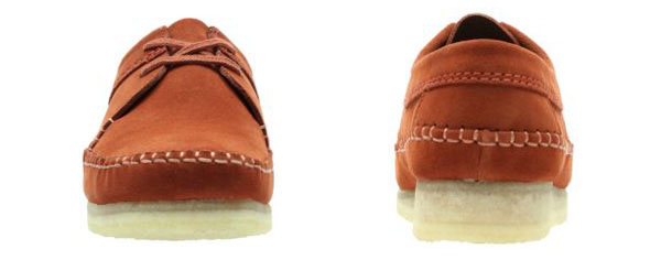 Bargain spotting: Clarks Weaver shoes in brick suede