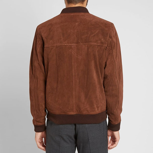 A.P.C. suede bomber jacket