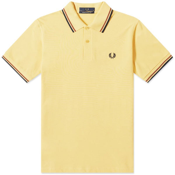 Fred Perry polo shirts in 1970s colours