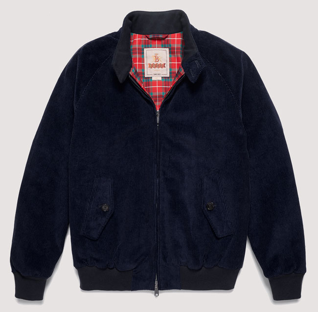 Baracuta G9 corduroy Harrington Jacket